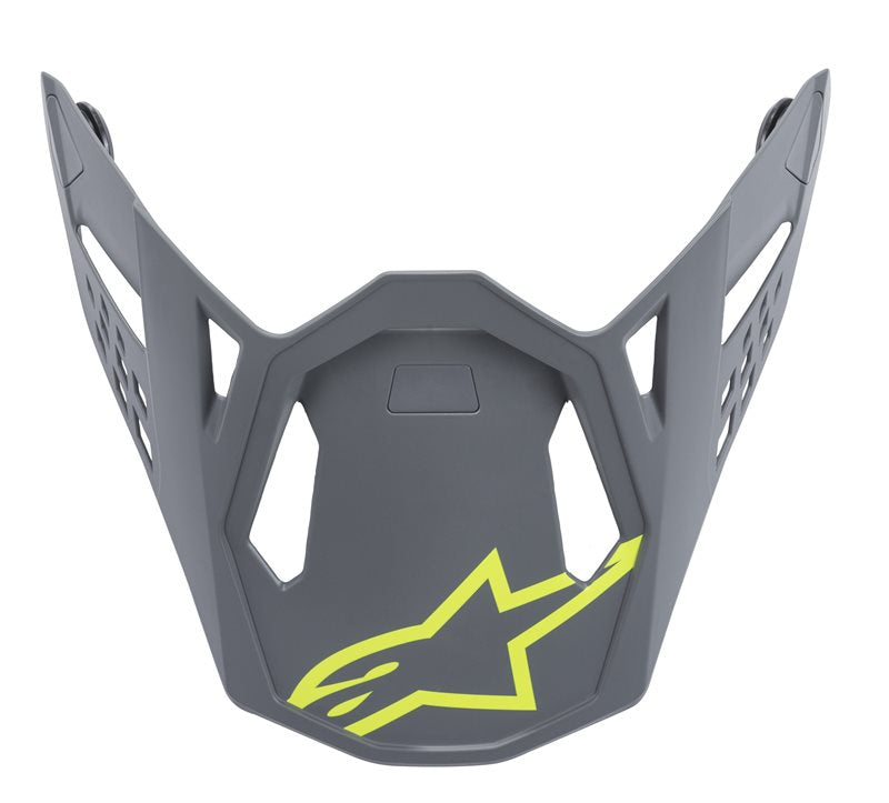 Alpinestars Visor S-M8 Radium Cool Grey / Matt Fluo Yellow