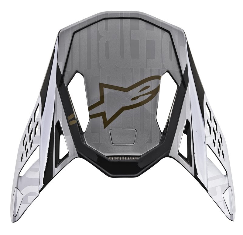 Alpinestars Visor S-M10 Alloy Silver / Black / Gold MG