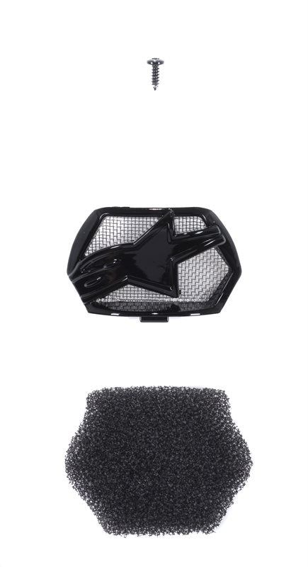 Alpinestars Chin Vent For S-M10 / S-M8 Glossy Black