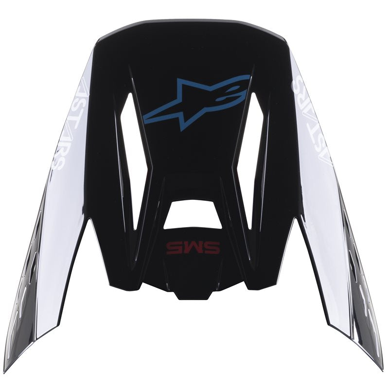 Alpinestars Visor S-M5 Bond Black / Cyan Glossy