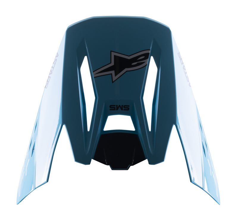 Alpinestars Visor S-M5 Speed Light Blue / Glossy Black