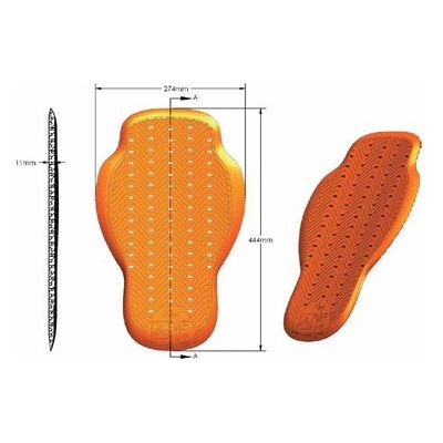 Richa D3O Stealth Viper Level 1 Back Protector Orange