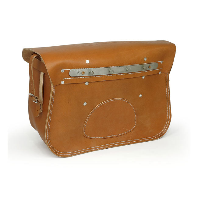 Samwel 1936 Long Distance Saddlebags Brown With Brackets - FREE UK Shipping, FREE 365 Day Returns | Moto Central