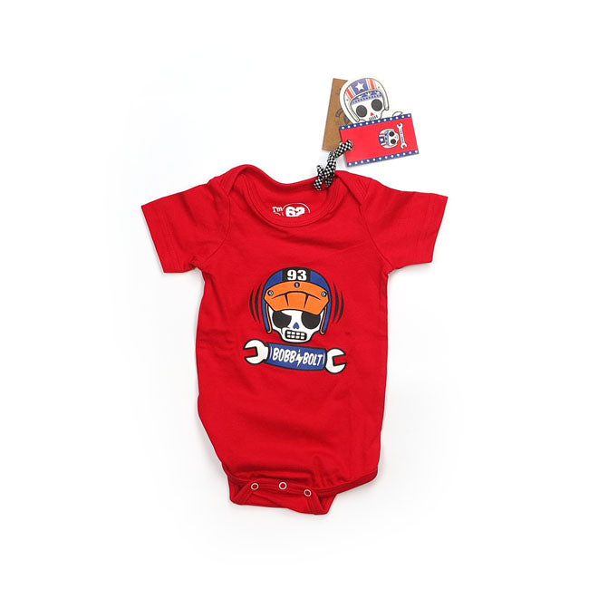 Bobby Bolt Scram Kids Bodysuit Red