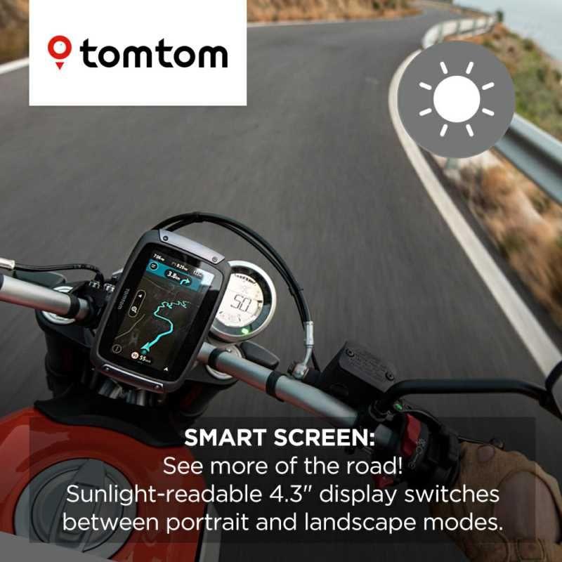 Tom Tom Rider 550 Premium Satellite Navigation System Black - FREE UK Shipping, FREE 365 Day Returns | Moto Central