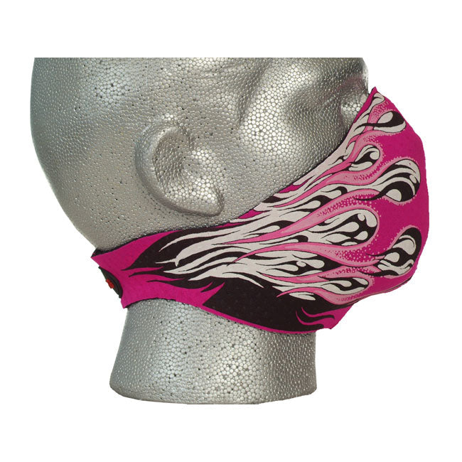 Bandero Biker Ladies Face Mask Hotrod Flames  - FREE UK Delivery - Moto Central