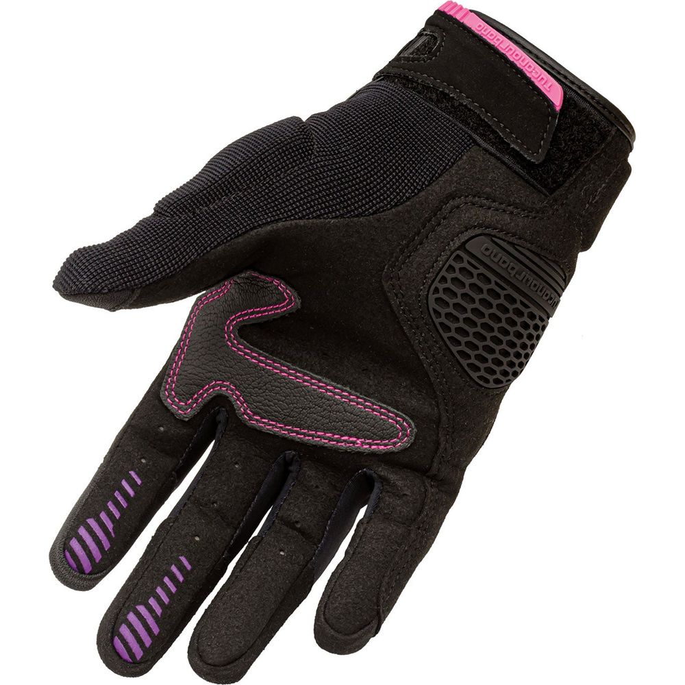 Tucano Urbano Lady Stacca Ladies Gloves Black / Violet Graphic - FREE UK Shipping, FREE 365 Day Returns | Moto Central