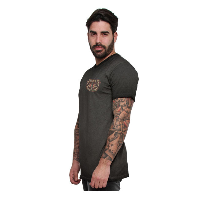 Lucky 13 Amped T-Shirt Washed Black