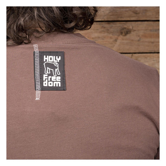 Holy Freedom Brown T-Shirt Brown  - FREE UK Delivery - Moto Central