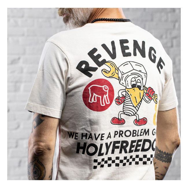 Holy Freedom Revenge T-Shirt Off White