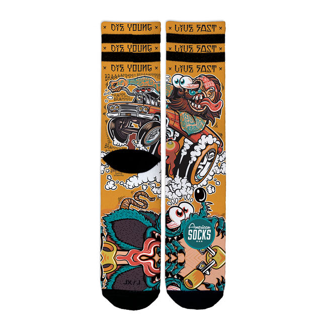 American Socks Impala 62 Signature Socks  - FREE UK Delivery - Moto Central