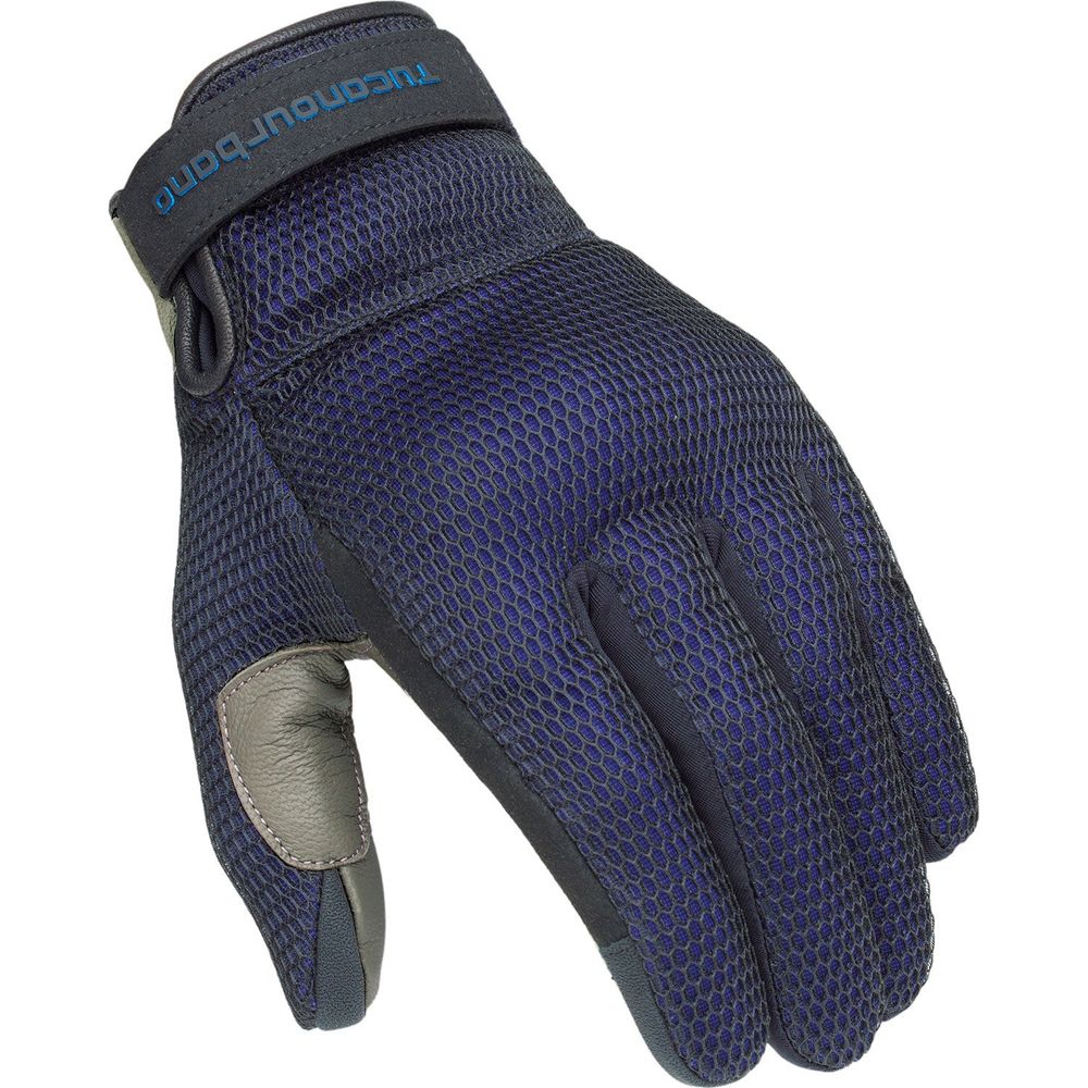 Tucano Urbano Eden Mesh Gloves Black / Blue - FREE UK Shipping, FREE 365 Day Returns | Moto Central