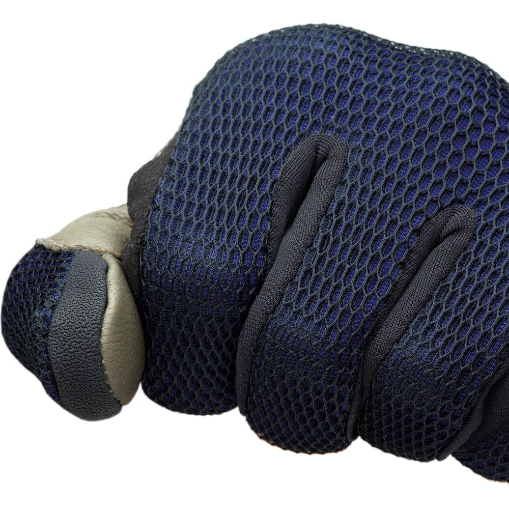 Tucano Urbano Eden Mesh Gloves Black / Blue - FREE UK Shipping, FREE 365 Day Returns | Moto Central