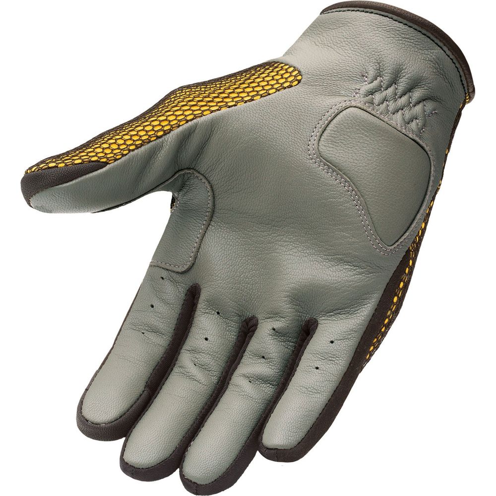 Tucano Urbano Eden Mesh Gloves Black / Toucan Yellow - FREE UK Shipping, FREE 365 Day Returns | Moto Central