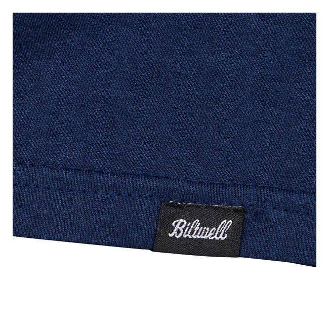 Biltwell Script T-Shirt Navy