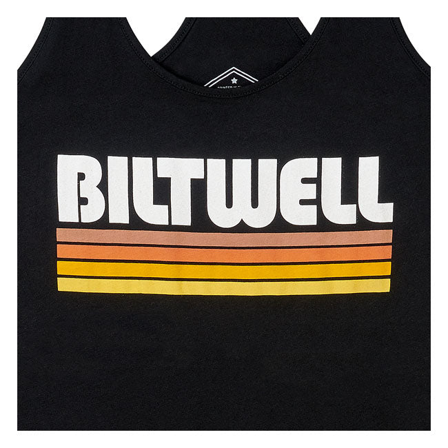 Biltwell Surf Ladies Tank Top Black  - FREE UK Delivery - Moto Central