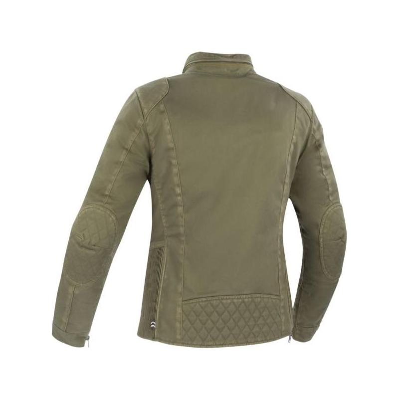 Segura Maya Ladies Textile Jacket Khaki  - FREE UK Shipping, FREE 365 Day Returns | Moto Central