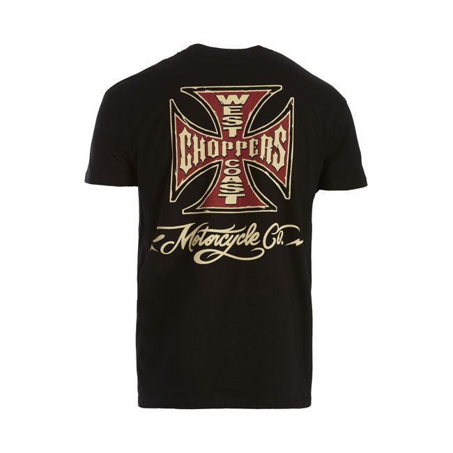 West Coast Choppers Motorcycle Co. Cotton T-Shirt Black