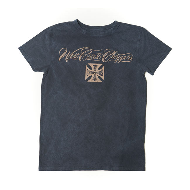 West Coast Choppers Eagle Crest T-Shirt Magic Day Blue