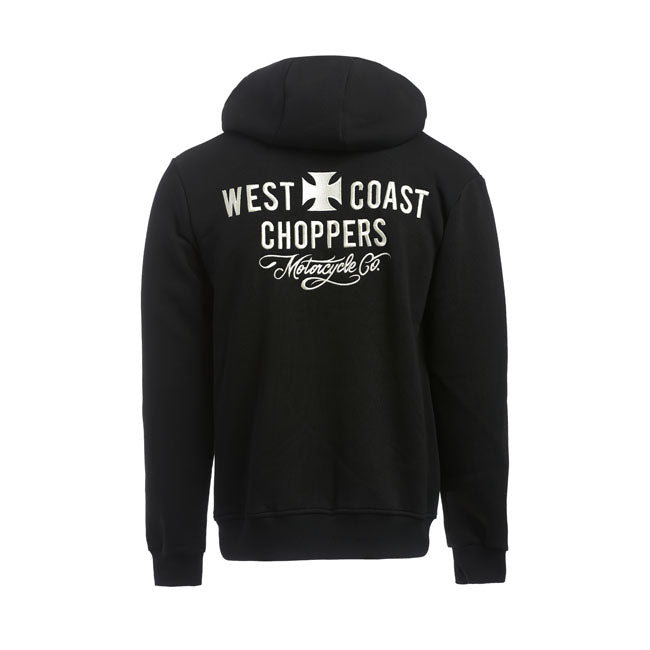 West Coast Choppers Motorcycle Co. Zip Hoodie Black - FREE UK Shipping, FREE 365 Day Returns | Moto Central