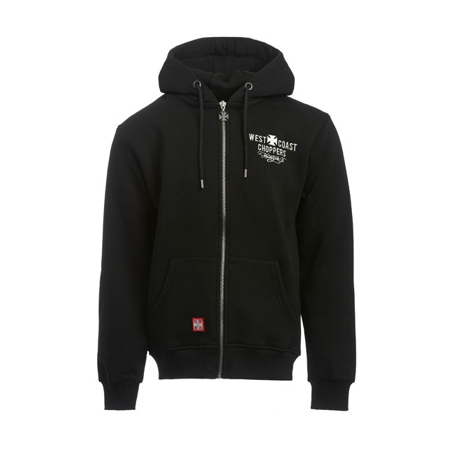 West Coast Choppers Motorcycle Co. Zip Hoodie Black