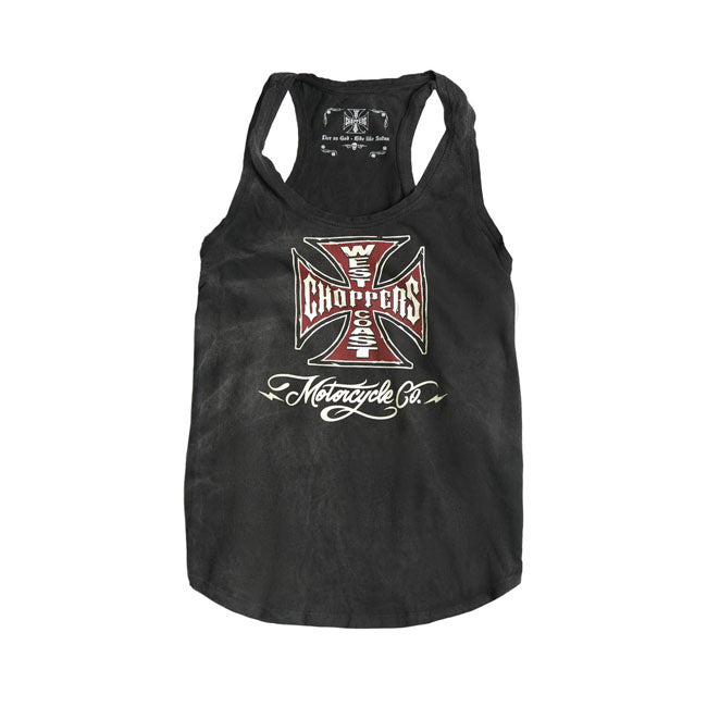 West Coast Choppers Motorcycle Co. Ladies Top Magic Day Black