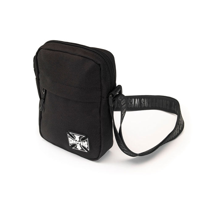 West Coast Choppers Shoulder Bag Black - FREE UK Shipping, FREE 365 Day Returns | Moto Central