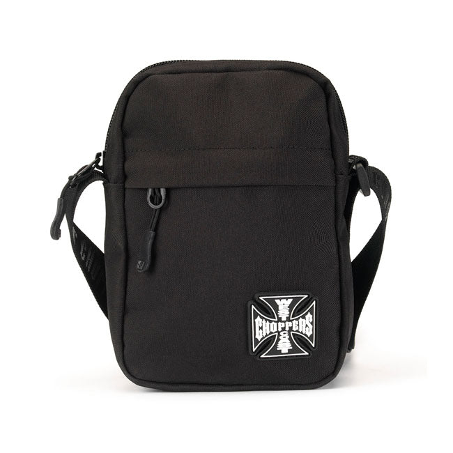 West Coast Choppers Shoulder Bag Black - FREE UK Shipping, FREE 365 Day Returns | Moto Central