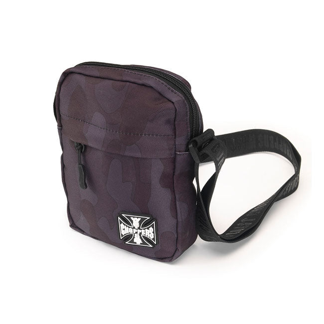 West Coast Choppers Shoulder Bag Grey Camo - FREE UK Shipping, FREE 365 Day Returns | Moto Central