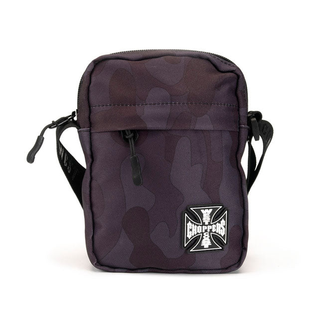 West Coast Choppers Shoulder Bag Grey Camo - FREE UK Shipping, FREE 365 Day Returns | Moto Central