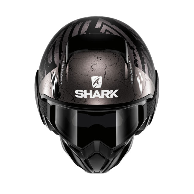 Shark Street Drak Crower Helmet Matt Black / Silver