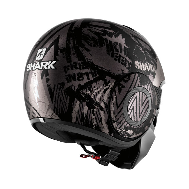 Shark Street Drak Crower Helmet Matt Black / Silver