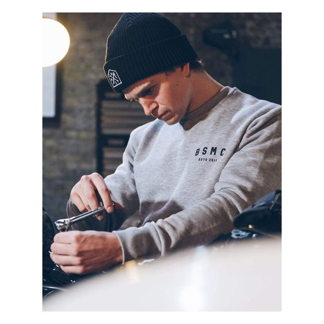 Bike Shed ESTD Sweatshirt Grey - FREE UK Shipping, FREE 365 Day Returns | Moto Central