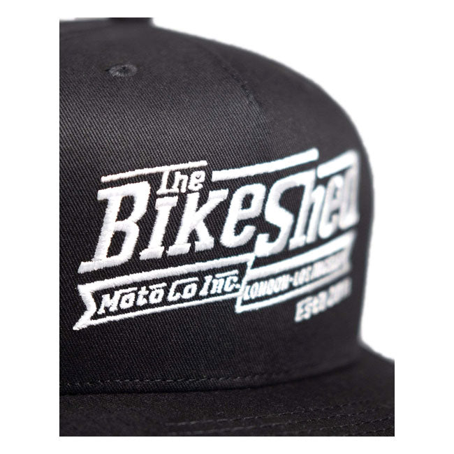 Bike Shed Steps Snapback Cap Black - FREE UK Shipping, FREE 365 Day Returns | Moto Central