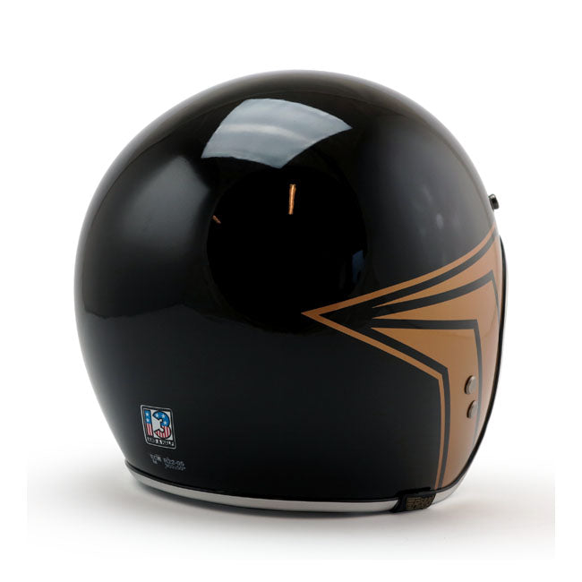 Roeg X 13 1/2 Skull Bucket Helmet Gloss Black