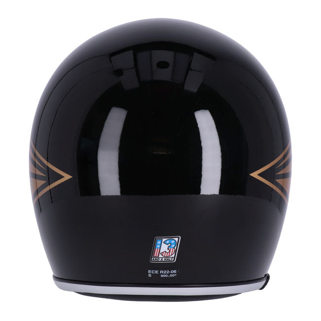 Roeg X 13 1/2 Skull Bucket Helmet Gloss Black