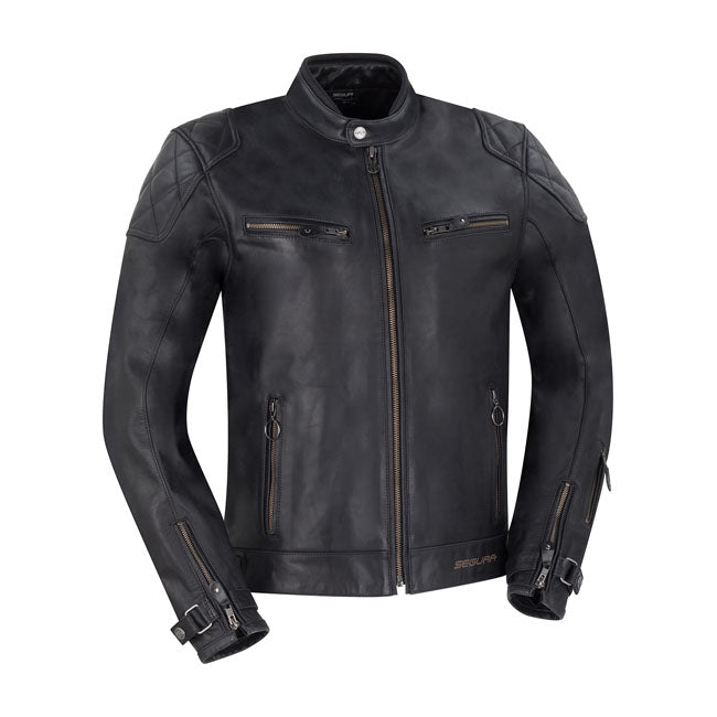 Segura Subotaï Leather Jacket Black CE Approved