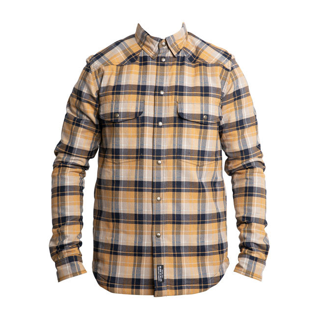 John Doe XTM Motorshirt Yellow - FREE UK Shipping, FREE 365 Day Returns | Moto Central