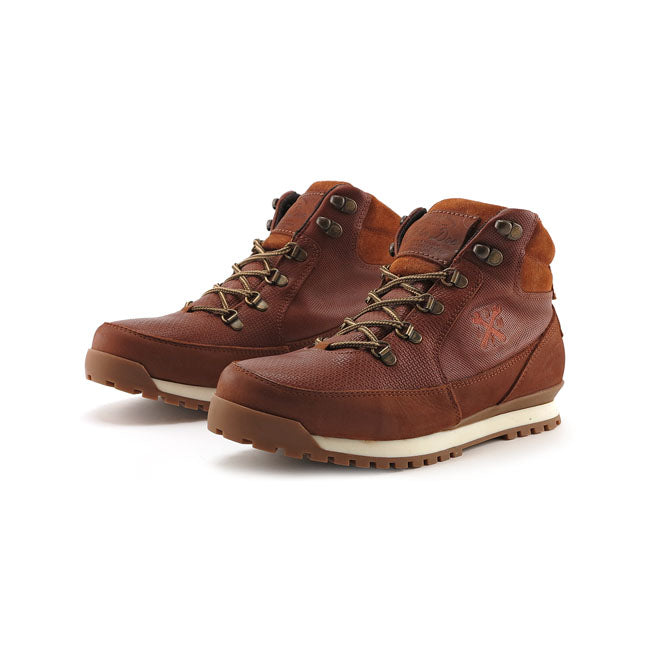 John Doe Overland XTM-Fiber Boots Cognac  - FREE UK Shipping, FREE 365 Day Returns | Moto Central