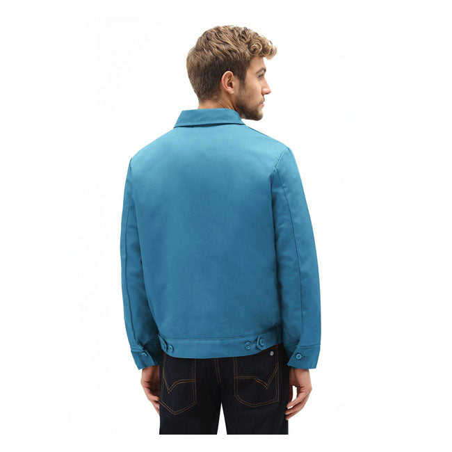 Dickies Lined Eisenhower Jacket Coral Blue - FREE UK Shipping, FREE 365 Day Returns | Moto Central