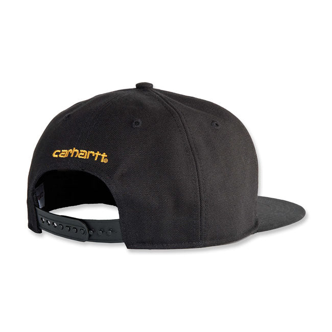 Carhartt Firm Duck Flat Brim Cap Black