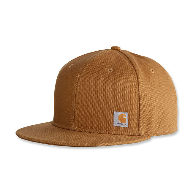 Carhartt Firm Duck Flat Brim Cap Carhartt Brown