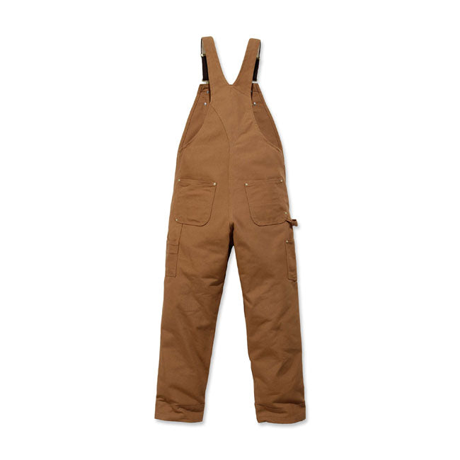 Carhartt Relaxed Fit Duck Bib Overall Carhartt Brown - FREE UK Shipping, FREE 365 Day Returns | Moto Central