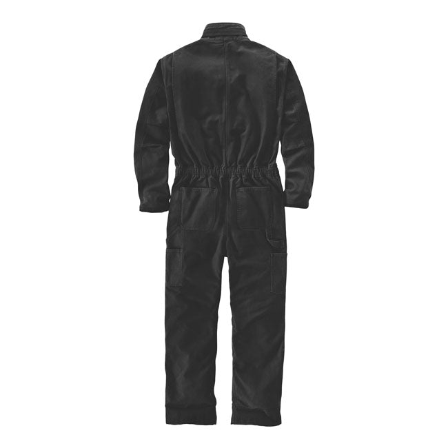 Carhartt Washed Duck Insulated Overall Black - FREE UK Shipping, FREE 365 Day Returns | Moto Central