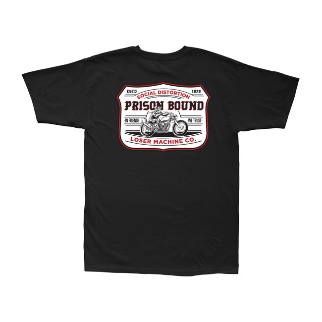 Loser Machine Prison Bound T-Shirt Black