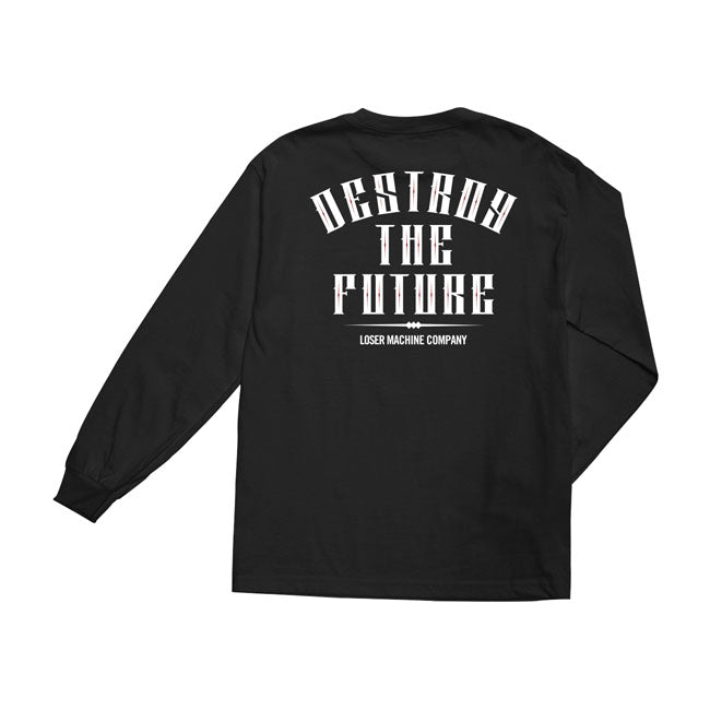 Loser Machine Distinct Long Sleeves T-Shirt Black