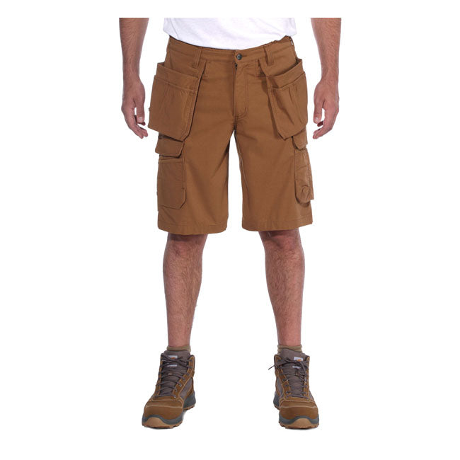 Carhartt Rugged Flex Cargo Work Shorts Carhartt Brown - FREE UK Shipping, FREE 365 Day Returns | Moto Central