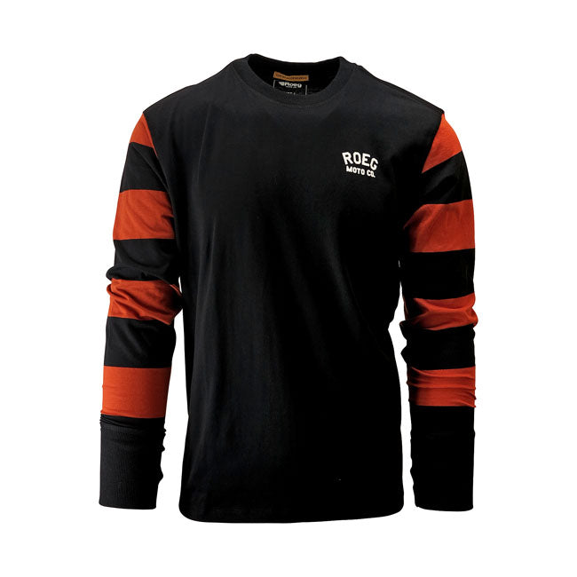 Roeg Ernesto Jersey Black / Orange - FREE UK Shipping, FREE 365 Day Returns | Moto Central