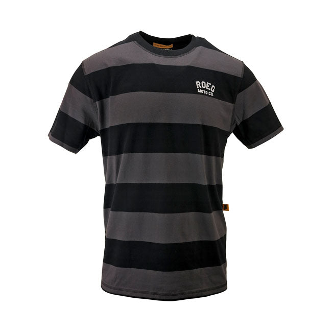 Roeg Cody Striped T-Shirt Black / Grey