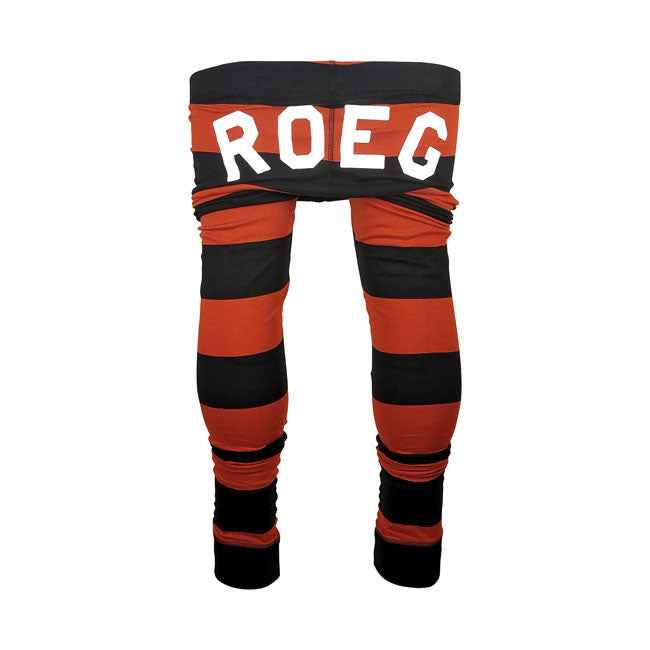 Roeg Long John Striped Trouser Black / Orange